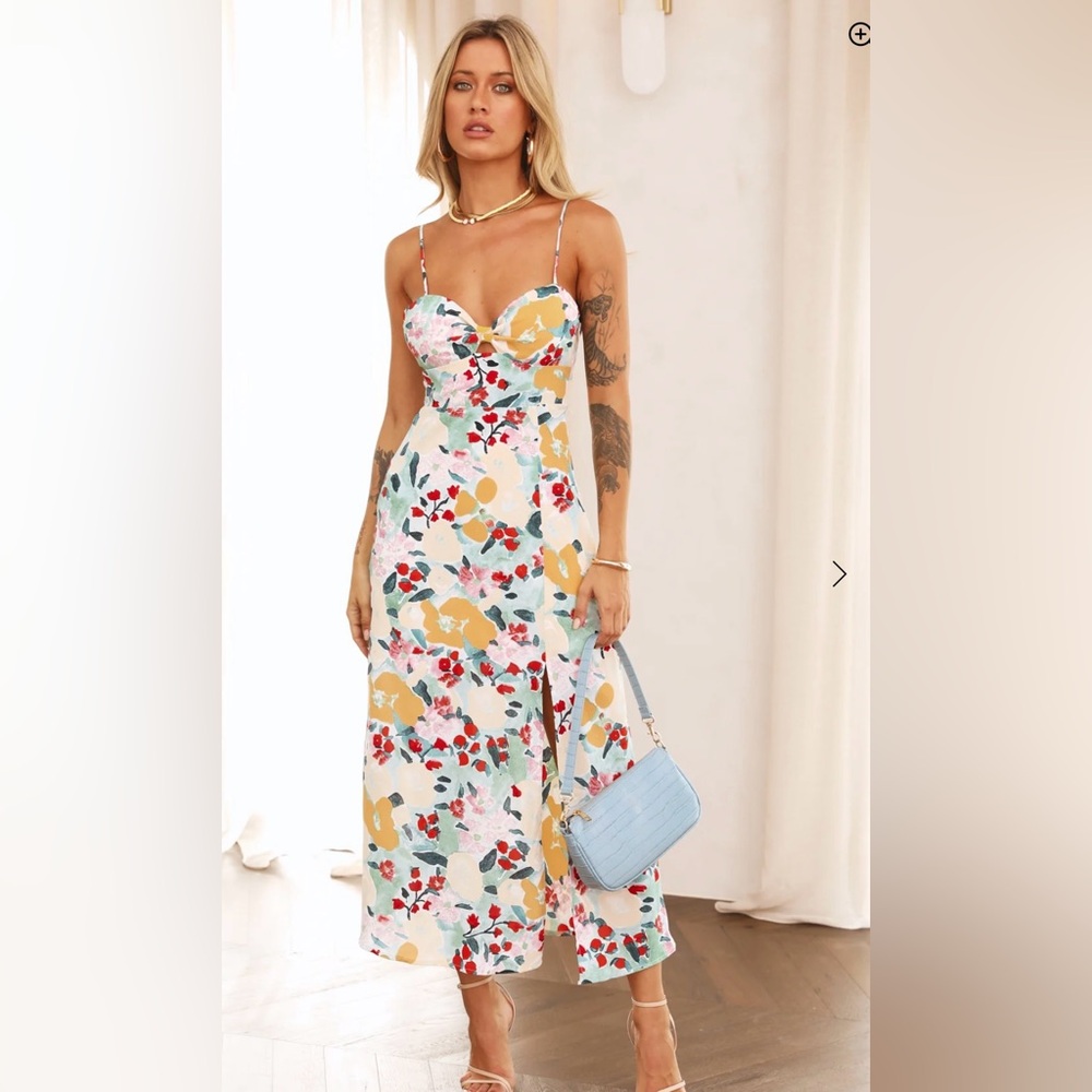 Hello Molly Multicolor Floral Maxi Dress